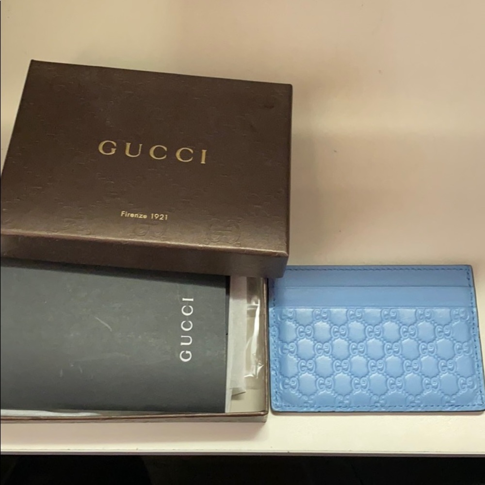 Gucci Blue Card holder